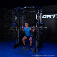 CORTEX SM-25 6-in-1 Power Rack with Smith & Cable Machine