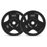 CORTEX 80kg Tri-Grip V2 50mm Olympic Plate Set