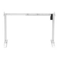 ErgoDesk Electric Standing Desk Frame Only (Suits 120cm to 150cm, White)