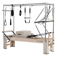 Contour Cadillac Pilates Reformer Machine with Full Trapeze Table (Beige)