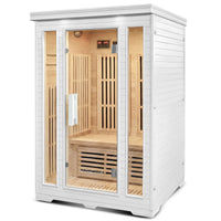 ReGen8 Duo Indoor - 2 Person Infrared Sauna (White)