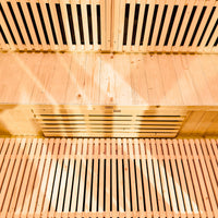 ReGen8 Quadro Outdoor - 4 Person Infrared Sauna (Natural)