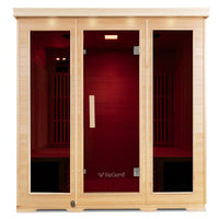 ReGen8 Quadro Indoor - 4 Person Infrared Sauna (Natural)