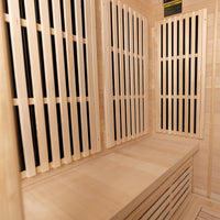 ReGen8 Quadro Indoor - 4 Person Infrared Sauna (Natural)