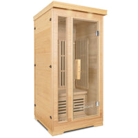 ReGen8 Solo Indoor - 1 Person Infrared Sauna (Natural)