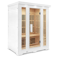 ReGen8 Trio Indoor - 3 Person Infrared Sauna (White)