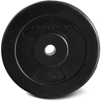 CORTEX 90kg EnduraShell Barbell Weight Set with Weight Tree