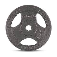 CORTEX 5kg Tri-Grip Standard Plates Fits 25mm Bars (Set of 4)
