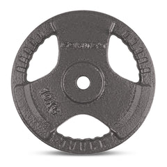 CORTEX 10kg Tri-Grip Standard Plates Fits 25mm Bars (Pair)