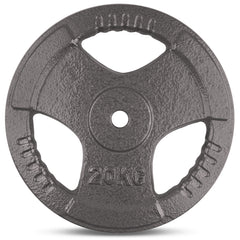 CORTEX 20kg Tri-Grip Standard Plates Fits 25mm Bars (Pair)