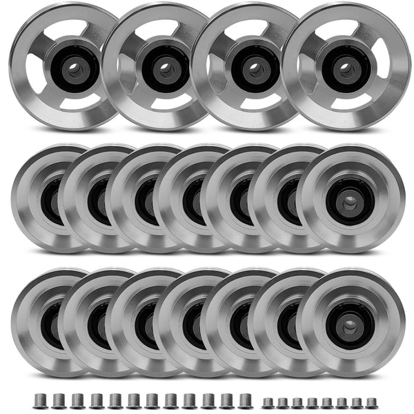 Cortex SM-25 Aluminium Pulley & Spacer Upgrade Set 