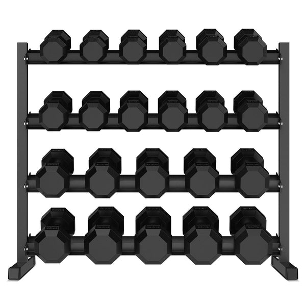 Cortex 495kg Hex Dumbbell Set with Stand 10kg-35kg (11 pairs)