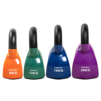 Cortex BodyCurve Vinyl Coated Kettlebell Set 8kg to 20kg