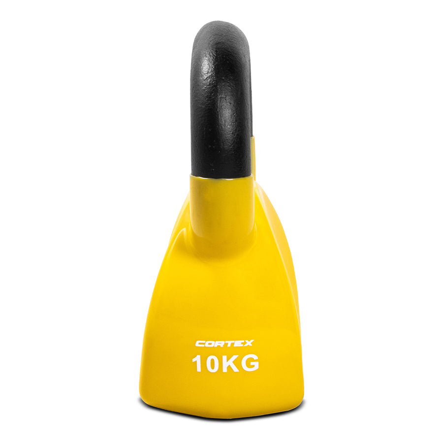 Cortex 10kg BodyCurve Vinyl Coated Kettlebell