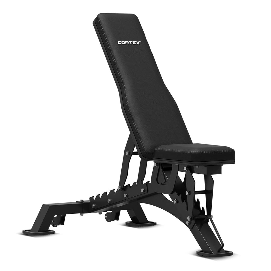 CORTEX PR-4 Foldable Squat & Power Rack + BN-9 Bench + 100kg Olympic Tri-Grip Weight and Barbell Package