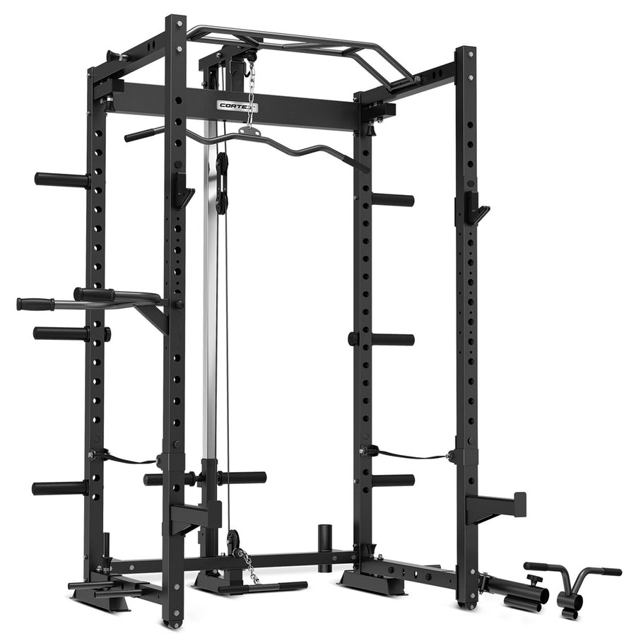 Cortex PR-4 Foldable Squat & Power Rack + BN-9 Bench +  90kg Standard Tri-Grip Weight