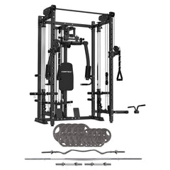Cortex PR-5 Folding Power Rack with 90kg Standard Tri-Grip Weight & Bar Set