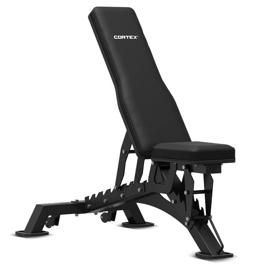 Cortex PR-5 Folding Power Rack with 100kg Olympic Tri-Grip Weight, Bar & Bench Set