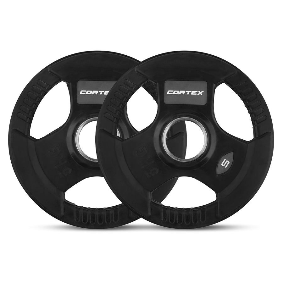 Cortex PR-5 Folding Power Rack with 100kg Olympic Tri-Grip Weight, Bar & Bench Set