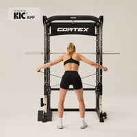 CORTEX SM-26 6-in-1 Power Rack with Dual Stack Smith & Cable Machine