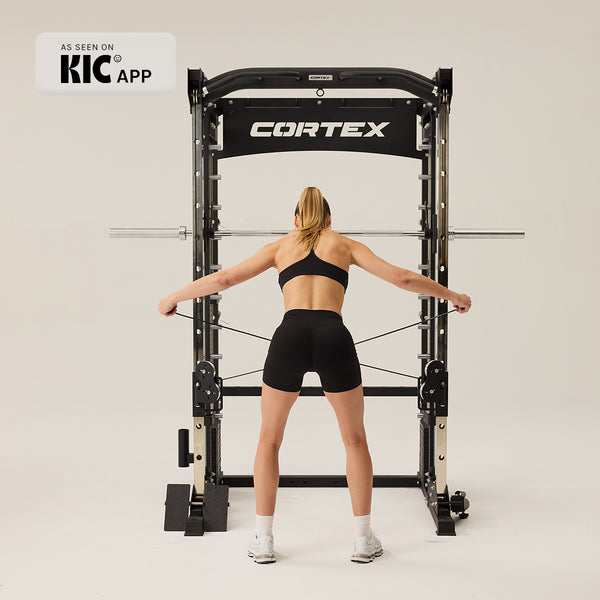 CORTEX SM-26 6-in-1 Power Rack with Dual Stack Smith & Cable Machine