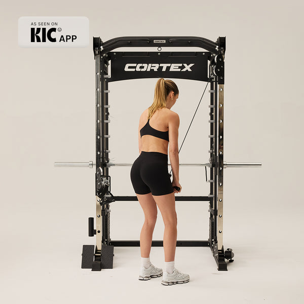 CORTEX SM-26 6-in-1 Power Rack with Dual Stack Smith & Cable Machine