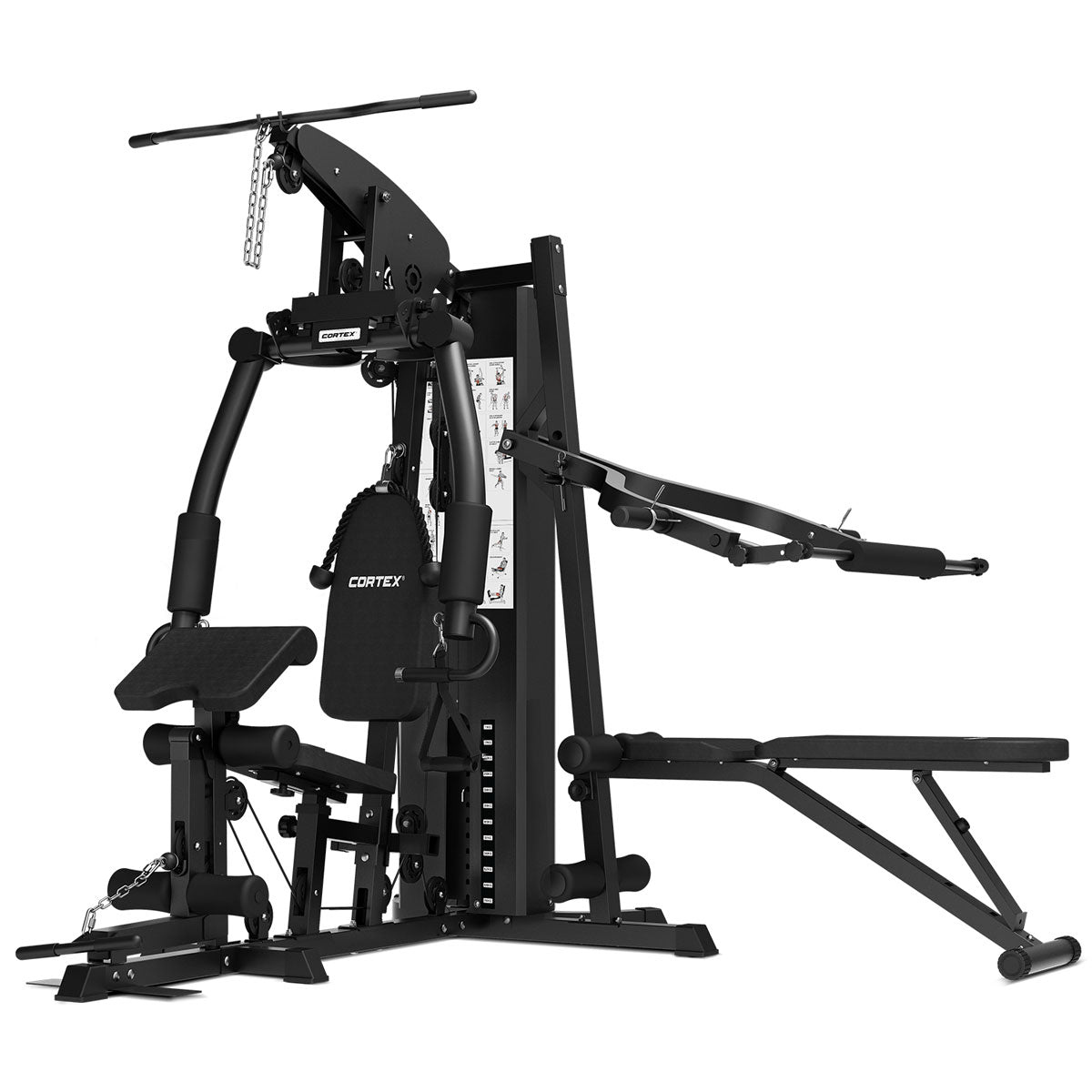 Cortex SS4 Single Station Functional Home Gym (with Chest and Squat Station)