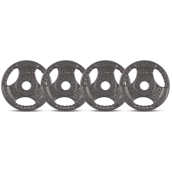 CORTEX 1.25kg Tri-Grip Standard Plates Fits 25mm Bars (Set of 4)