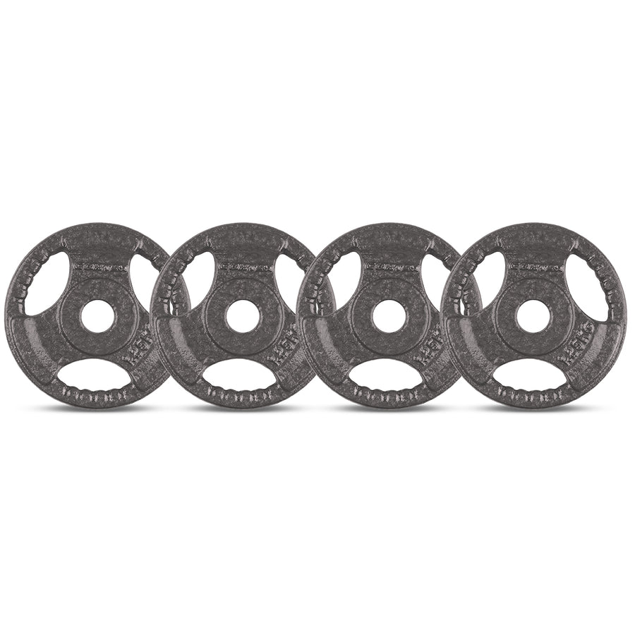 CORTEX 1.25kg Tri-Grip Standard Plates Fits 25mm Bars (Set of 4)