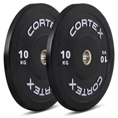 CORTEX 10kg Black Series V3 Bumper Plate (Pair)