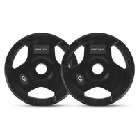 CORTEX 80kg Tri-Grip V2 50mm Olympic Plate Set