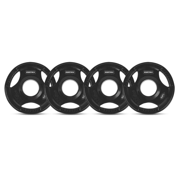 CORTEX 20kg Tri-Grip V2 50mm Olympic Plate Set
