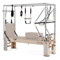 Contour Cadillac Pilates Reformer Machine with Full Trapeze Table (Beige)