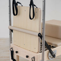 Contour Cadillac Pilates Reformer Machine with Full Trapeze Table (Beige)