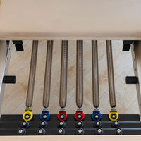 Contour Cadillac Pilates Reformer Machine with Full Trapeze Table (Beige)
