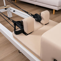Contour Pro Aluminium Pilates Reformer Machine (Beige)