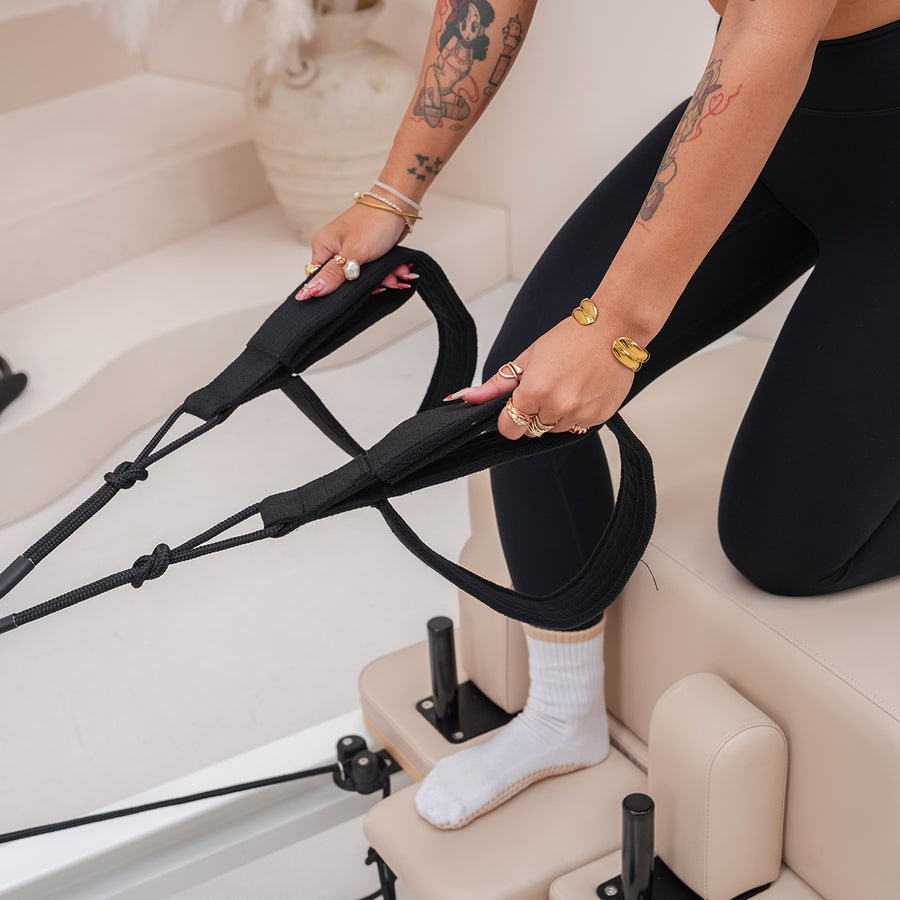 Contour Studio Commercial Pilates Reformer Machine (Beige)