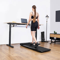 WalkingPad™ M2 Treadmill with ErgoDesk Automatic Standing Desk 1500mm (White)