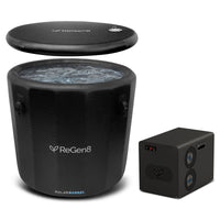 Regen8 340L PolarBarrel Cold Plunge Ice Bath with T2S Chiller Unit