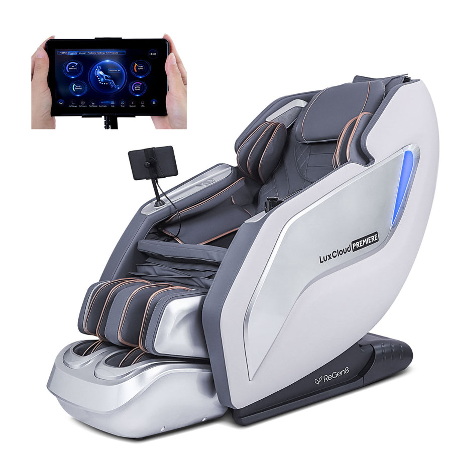 Regen8 LuxCloud Premiere - Premium Zero Gravity Massage Chair with Dual SL Rollers