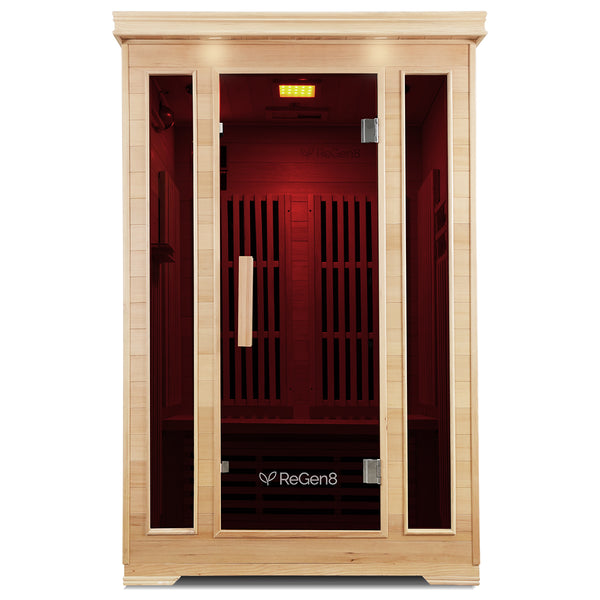 ReGen8 Duo Indoor - 2 Person Infrared Sauna (Natural)