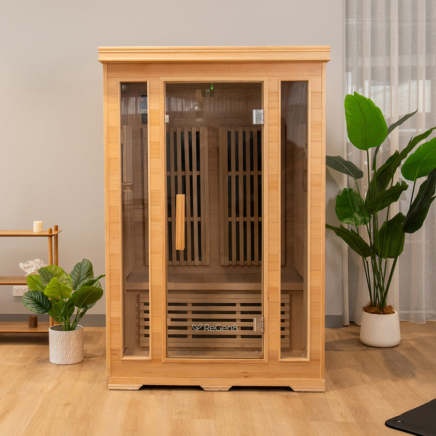 ReGen8 Duo Indoor - 2 Person Infrared Sauna (Natural)
