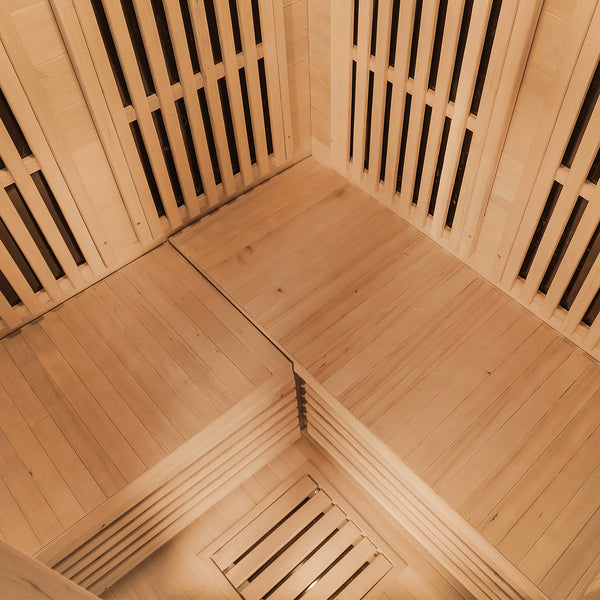 ReGen8 Duo Corner - 2 Person Infrared Sauna (Natural)