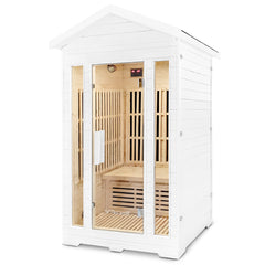 ReGen8 Duo Outdoor - 2 Person Infrared Sauna (White)