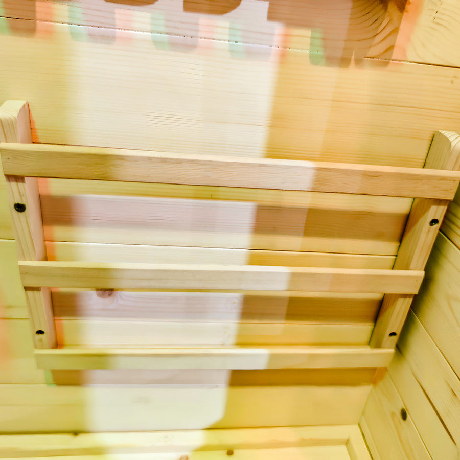 ReGen8 Quadro Outdoor - 4 Person Infrared Sauna (Natural)