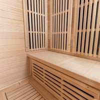 ReGen8 Quadro Indoor - 4 Person Infrared Sauna (Natural)