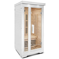 ReGen8 Solo Indoor  - 1 Person Infrared Sauna (White)