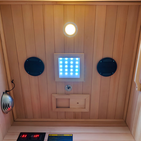 ReGen8 Solo Indoor  - 1 Person Infrared Sauna (White)