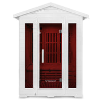 ReGen8 Trio Outdoor - 3 Person Infrared Sauna (White)