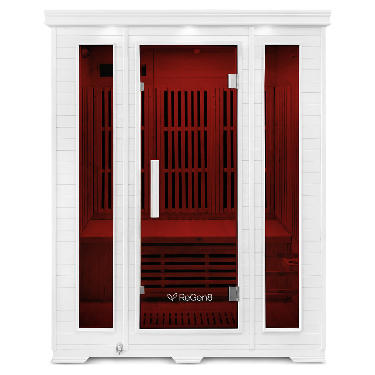 ReGen8 Trio Indoor - 3 Person Infrared Sauna (White)